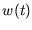 \(w(t)\)