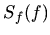 $\displaystyle S_{f}(f)$